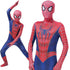 Spiderman Cosplay Costume Milk Silk One Piece Suit Tony + Headgear 180