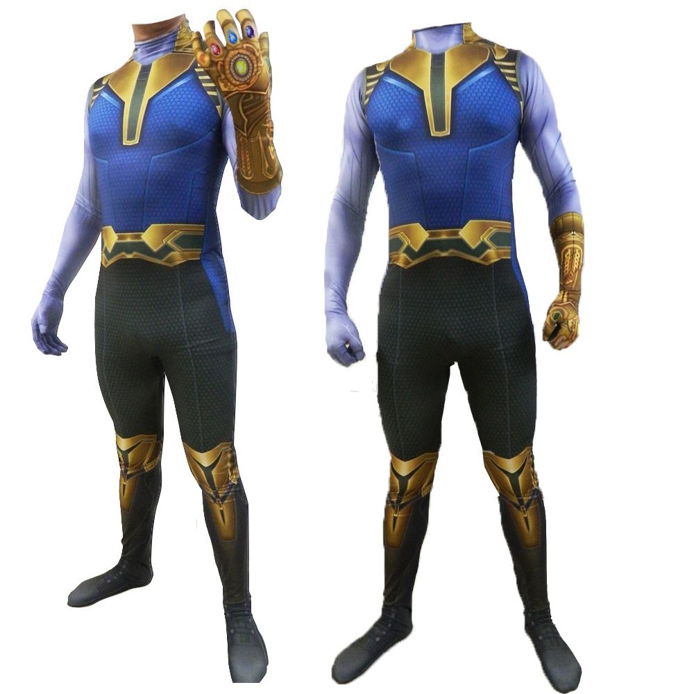 Spiderman Cosplay Costume Milk Silk One Piece Suit Thanos 180