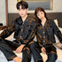 Plus Size Polyester Long Sleeve Sleepwear Trousers... 1290 black Women&