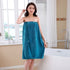 Youyou Wearable Bath Towel 300gsm Microfiber Peacock Blue 140/70cm