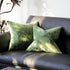 Ice Velvet Pillow Cover Polyester Solid Color 30x50cm Grass Green 50*50cm without pillow core