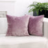 Ice Velvet Pillow Cover Polyester Solid Color 30x50cm Light Purple 50*50cm without pillow core