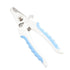 Stainless Steel Pet Nail Clippers for Dogs and Cats Large paper card packaging Blue and White