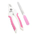 Stainless Steel Pet Nail Clippers for Dogs and Cats Large opp bag Pink and White