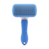 SORADD Pet Comb Stainless Steel Needle Grooming Tool ☛Card packaging Blue