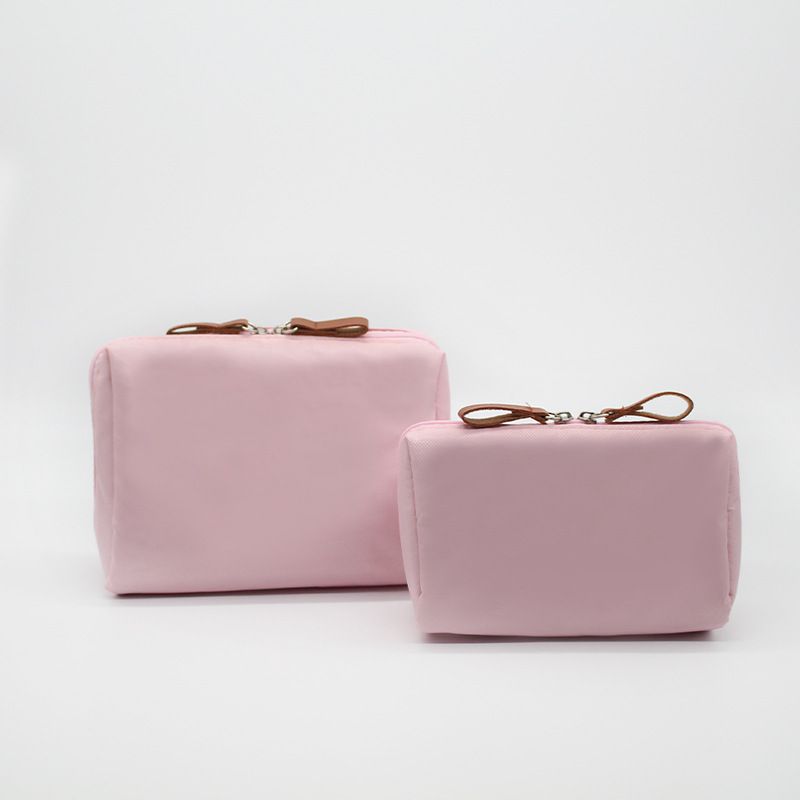 Ai Cheng Space Makeup Bag Travel Storage Hand-held cosmetic bag [pink] small size