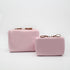 Ai Cheng Space Makeup Bag Travel Storage Hand-held cosmetic bag [pink] large size
