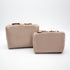 Ai Cheng Space Makeup Bag Travel Storage Hand-held cosmetic bag [khaki] large size