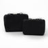Ai Cheng Space Makeup Bag Travel Storage Hand-held cosmetic bag [black outside and red inside] small size