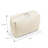 Nylon Cube Travel Makeup Storage Bag Milk apricot white