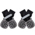 Dog Shoes Non Slip Indoor Outdoor Cotton Black star - double-sided adhesive dot [opp bag packaging] Xs ultra-small 4.5*12cm [recommended within 5kg inches] [pack of four]