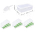 14 Cube Silicone Ice Tray with Lid Green Set