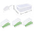 14 Cube Silicone Ice Tray with Lid Green Set