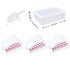 14 Cube Silicone Ice Tray with Lid Pink Set