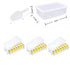 14 Cube Silicone Ice Tray with Lid Yellow Set