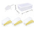 14 Cube Silicone Ice Tray with Lid Yellow Set