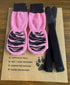 Dog Shoes Waterproof Non Slip Medium Large Pink tiger claw [high-end storage bag] Xs ultra-small 4.5*12cm [recommended within 5kg inches] [pack of four]