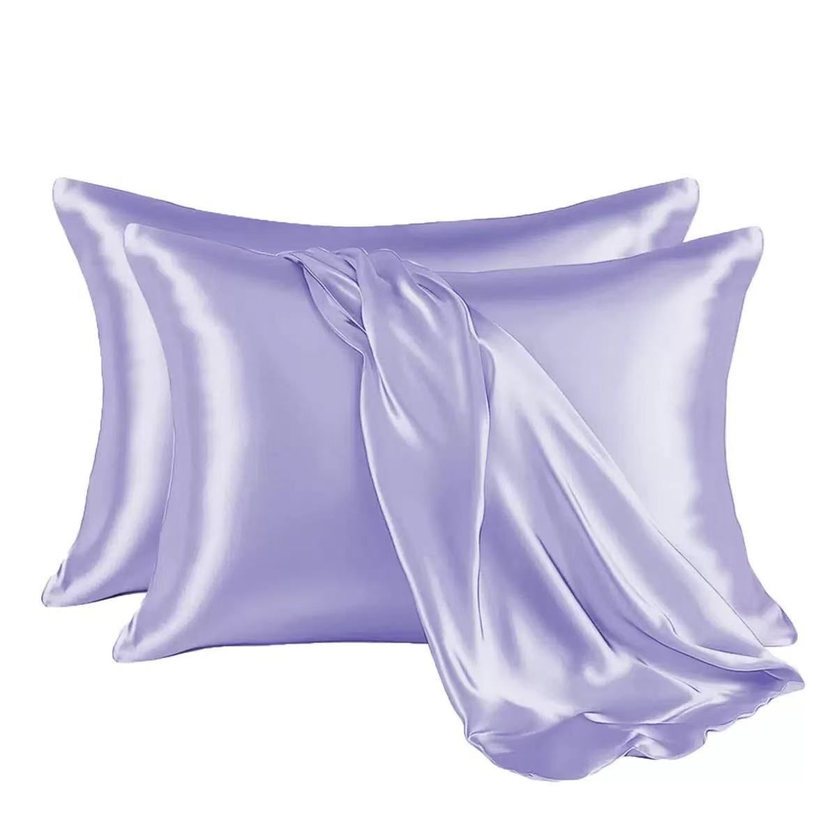 Pillowcase Synthetic Fiber 5176cm Twill Light purple 51* 76cm