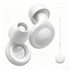 Silicone Earplugs Noise Reduction 28dB Sleep Waterproof Glossy noise-cancelling earplugs white + long silicone cord