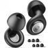 Silicone Earplugs Noise Reduction 28dB Sleep Waterproof New noise canceling earplugs black