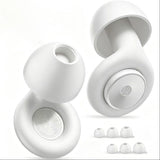 Silicone Earplugs Noise Reduction 28dB Sleep Waterproof New noise canceling earplugs white