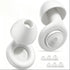 Silicone Earplugs Noise Reduction 28dB Sleep Waterproof New noise canceling earplugs white