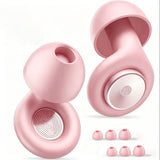 Silicone Earplugs Noise Reduction 28dB Sleep Waterproof New noise canceling earplugs pink