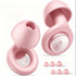 Silicone Earplugs Noise Reduction 28dB Sleep Waterproof New noise canceling earplugs pink