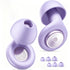 Silicone Earplugs Noise Reduction 28dB Sleep Waterproof New noise canceling earplugs purple