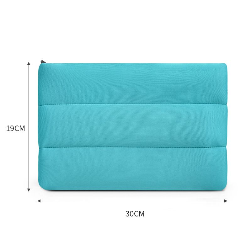Great Neoprene Cube Makeup Bag Travel Storage Lake blue