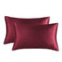 Pillowcase Synthetic Fiber 5176cm Twill Burgundy pillowcase 51* 76cm