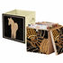 2 Packs Collapsible Storage Bins, Retro Style Foldable Storage Box for Toys, Clothes, Books, Closet & Shelves, Durable Home Storage Basket Organizer (A-Horse)