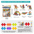 6-Color Mix Double Cross Building Blocks Set for Kids - Creative STEM Early Learning Toys for Ages 3-6, Ideal for Preschool, Home Play, and Educational Gifts (230PCS)