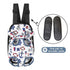 Portable Pet Front Chest Backpack for Small Dogs and Cats – Hands-Free Travel Carrier with Adjustable Straps, Breathable Mesh, and Padded Shoulder Pads for Comfortable Outdoor Adventures (L, White)