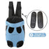 Portable Pet Front Chest Backpack for Small Dogs and Cats – Hands-Free Travel Carrier with Adjustable Straps, Breathable Mesh, and Padded Shoulder Pads for Comfortable Outdoor Adventures (M, SkyBlue)