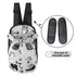 Portable Pet Front Chest Backpack for Small Dogs and Cats – Hands-Free Travel Carrier with Adjustable Straps, Breathable Mesh, and Padded Shoulder Pads for Comfortable Outdoor Adventures (S, Grey)