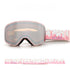 Kids Ski Goggles with Anti-Fog PC REVO Lens, UV400 Protection, Magnetic Quick-Change Lens, Compatible with Helmets & Eyeglasses, for Outdoor Snow Sports (Pink)