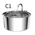 304 Stainless Steel 3.2L Pet Water Fountain with Triple Filtration, Ultra-Quiet Pump, and Dishwasher-Safe Design for Cats and Small Dogs (C1)