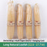 Natural Long Loofah Sponge for Kitchen Cleaning, Non-Stick Dish Scrubber, Eco-Friendly Plant Fiber Scouring Pad with Hanging Rope, Versatile for Pots, Pans, and Cookware (L, Shrink)