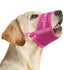 Soft Breathable Mesh Dog Muzzle for Small Medium Large Dogs, Adjustable Anti-Biting Barking Chewing Muzzle for Walking, Training, and Grooming (S, Pink)