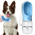 Portable Pet Water Bottle for Outdoor Walks, Travel, and Hiking – Leak-Proof Dog Water Dispenser with Bowl, Easy One-Hand Operation for Dogs, Cats, and Small Pets (450ML（25*7cm）, Blue)