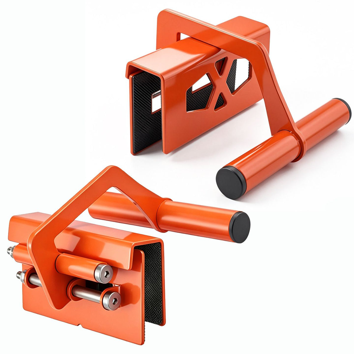 Stainless Steel Panel Carrier Clamp with EVA Anti-Slip Pads for Lifting Wood Tile Stone Boards in Construction Renovation and DIY Projects (2PCS)