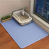 Double-Layer Honeycomb Cat Litter Mat – Waterproof, Slip-Resistant, Leak-Proof, and Easy-Clean Pet Mat for Litter Box Area, Odor-Free and Durable with 6 Vibrant Colors Available (2XL, Blue)