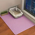 Double-Layer Honeycomb Cat Litter Mat – Waterproof, Slip-Resistant, Leak-Proof, and Easy-Clean Pet Mat for Litter Box Area, Odor-Free and Durable with 6 Vibrant Colors Available (L, Pink)