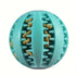 Interactive Dog Chew Toy for Small Breeds - Durable Rubber Treat Dispensing Ball for Dental Cleaning, Slow Feeding, and Fun Playtime with Your Furry Friend (7cm, Cyan)