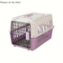 Portable Pet Carrier for Cats and Small Dogs, Airline-Approved Travel Kennel with Comfort Handle, Durable Recyclable PP Material, Compact Design for Indoor, Outdoor, and Air Travel (Purple)