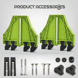 Versatile Woodworking Featherboard with EVA Pressure Teeth for Table Saws, Router Tables, and Band Saws, Enhancing Safety and Precision in Wood Cutting Tasks (Green, 2PCS)