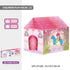 Kids Play Tent Theme House for Indoor Outdoor Fun, Space Princess Ocean Design with Ball Pit, Perfect for Toddlers and Family Camping Adventures as a Creative Holiday Gift (Princess2, Pink)