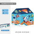 Kids Play Tent Theme House for Indoor Outdoor Fun, Space Princess Ocean Design with Ball Pit, Perfect for Toddlers and Family Camping Adventures as a Creative Holiday Gift (Space1, Blue)