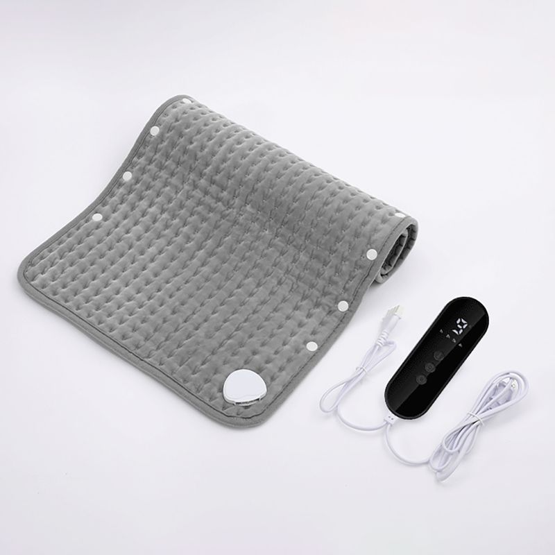 Electric Heating Pad with Digital Thermostat, Soft Flannel Heat Wrap for Shoulder Neck Back Abdomen Legs, Adjustable Temperature and Timer for Home Relaxation and Muscle Comfort (40*76cm)